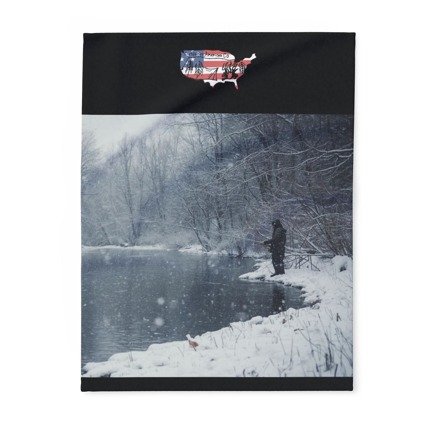 Snowy Creek Artic Fleece Blanket