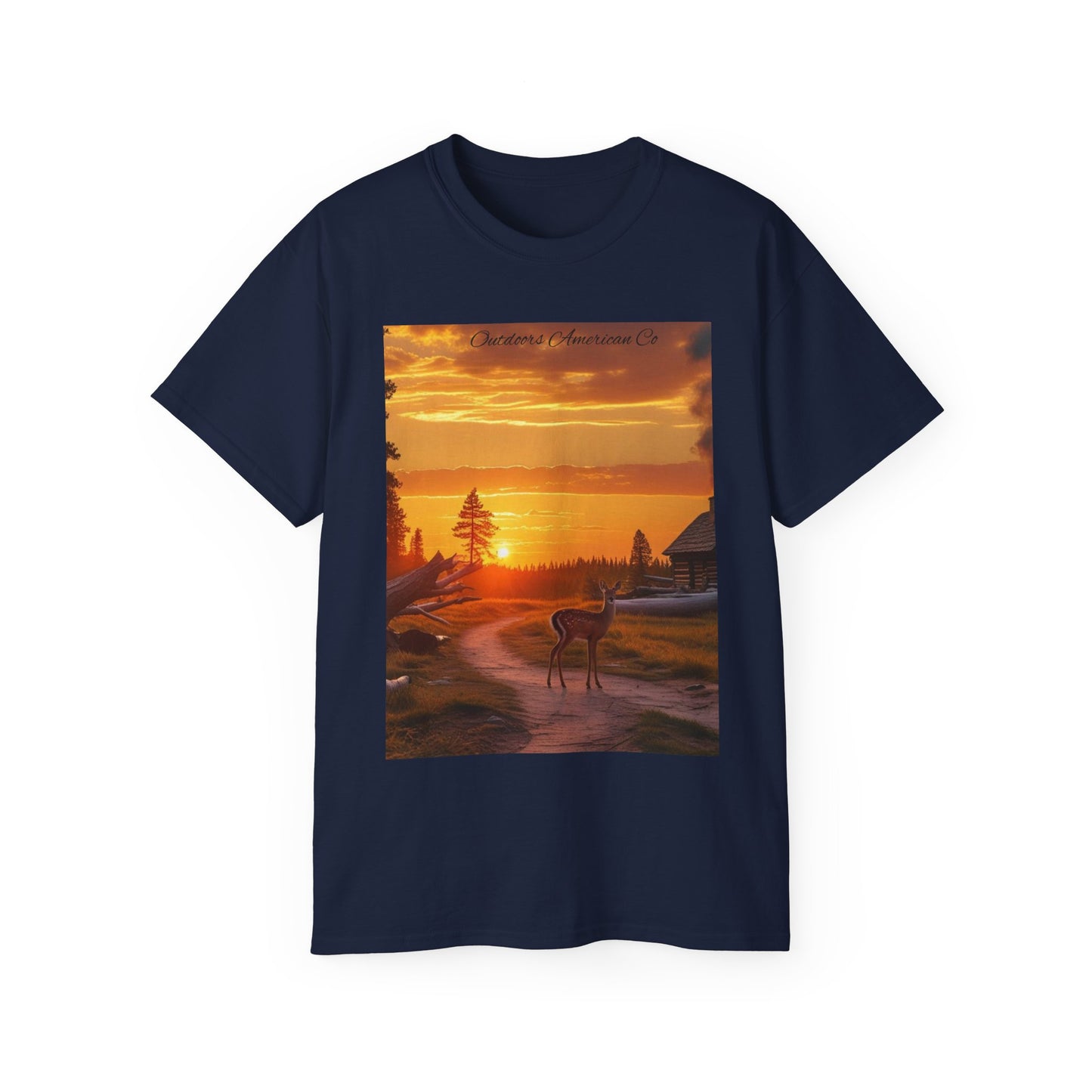 Deer Trail Cotton Tee