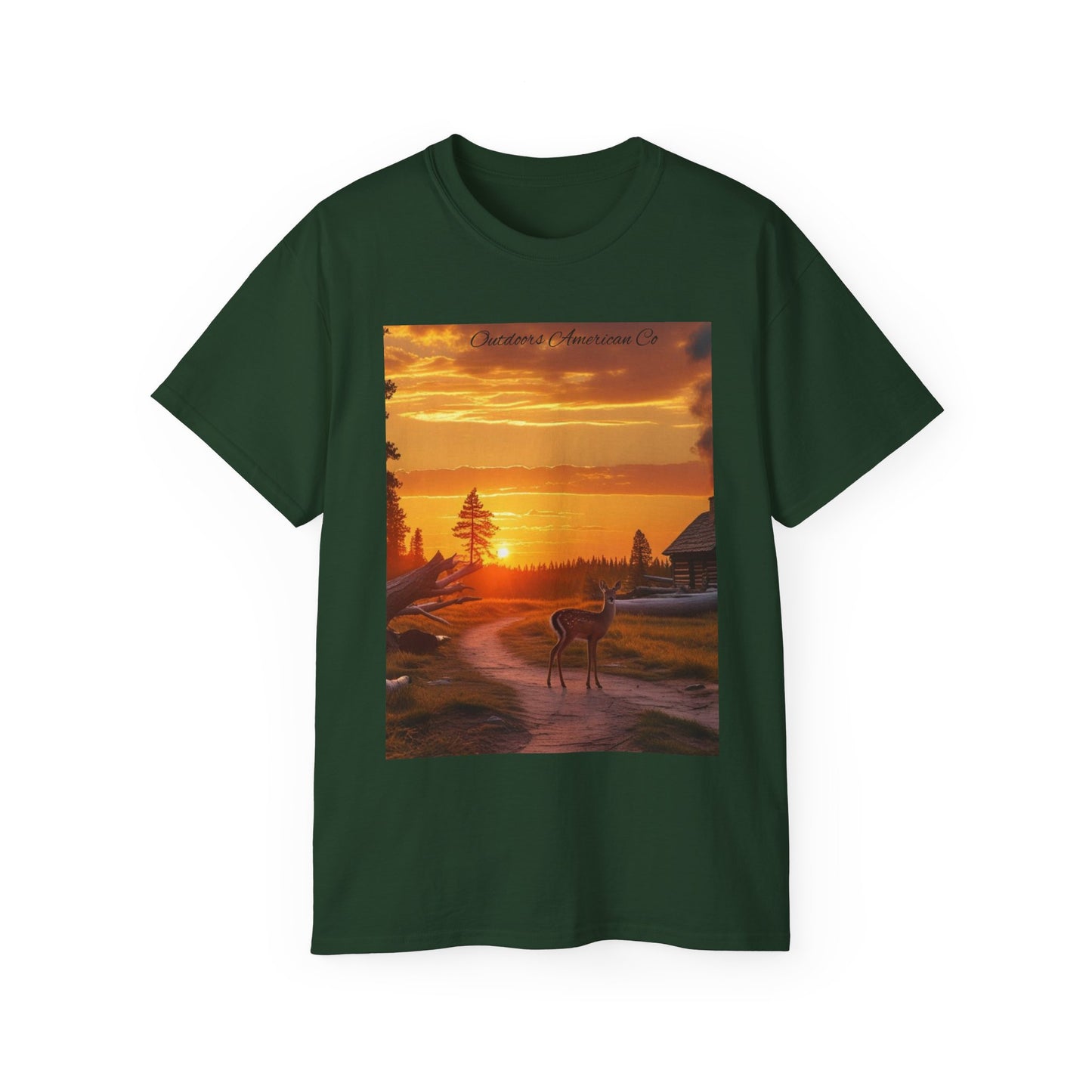 Deer Trail Cotton Tee
